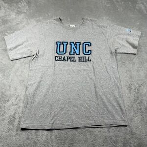 Vintage UNC Chapel Hill T-Shirt Men Large Gray The Cotton Exchange Short Sleeve